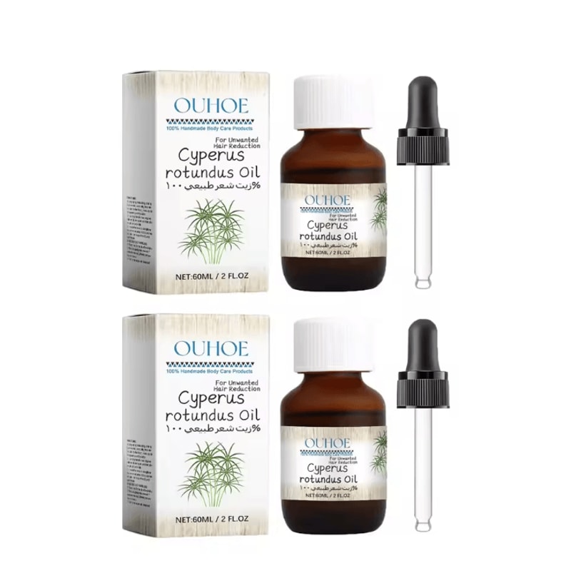 Pure Cyperus Rotundus Hair Inhibitor Oil For Smooth Skin Reduced Body Hair 6