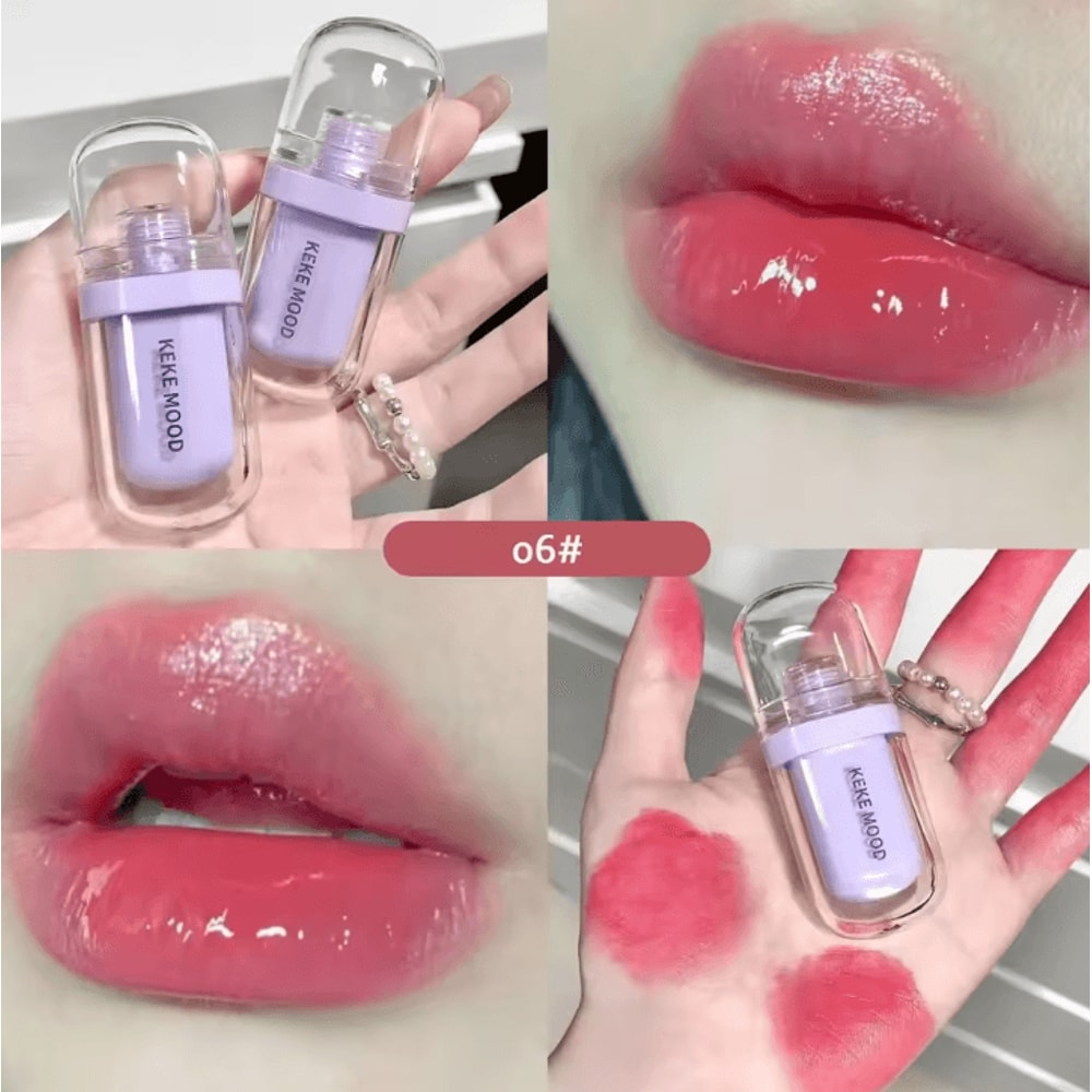 Crystal Jelly Mirror Lip Gloss Moisturizing Korean Lip Glaze With High Shine Finish 11