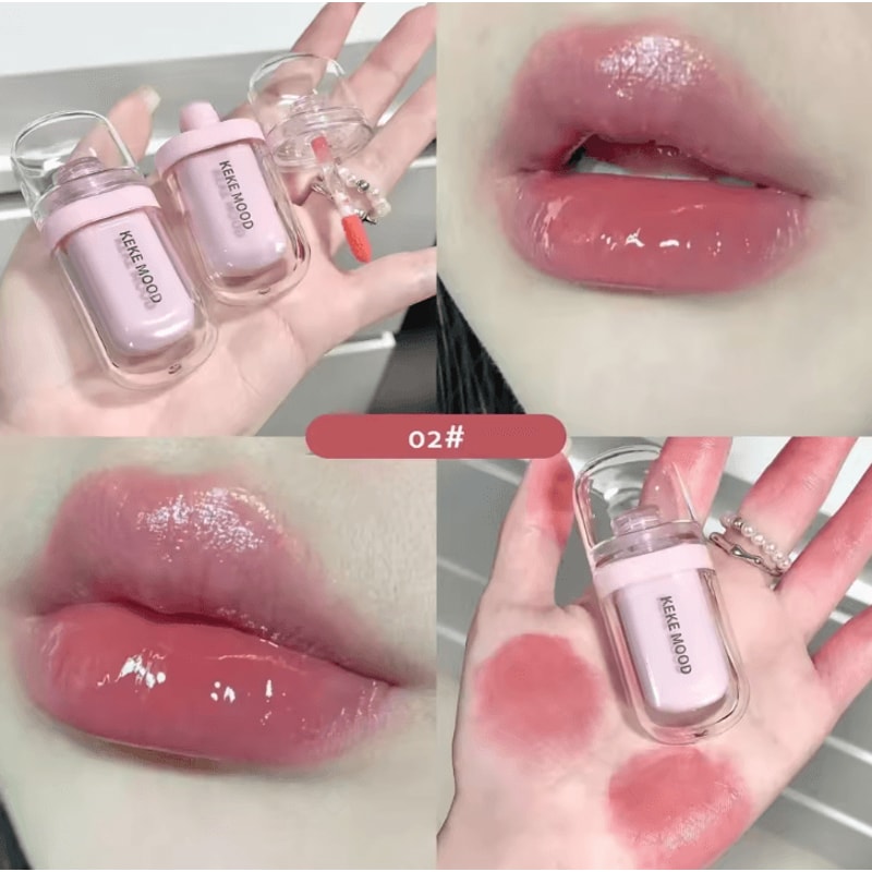 Crystal Jelly Mirror Lip Gloss Moisturizing Korean Lip Glaze With High Shine Finish 7