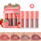 Mini Velvet Matte Lip Gloss Set LongLasting Fruit Scented Lip Tint Collection 3pcs4pcs 6