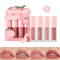 Mini Velvet Matte Lip Gloss Set LongLasting Fruit Scented Lip Tint Collection 3pcs4pcs 7