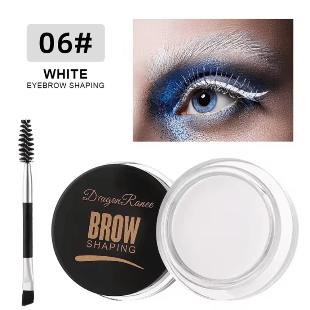Dragon Ranee 6 Color Eyebrow Styling Cream Waterproof Brow Gel Soap Wax For Natural Defined Brows 11