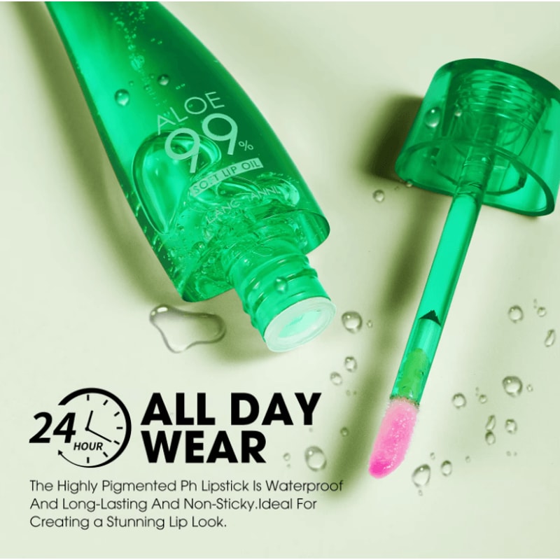 Langmannni Aloe Vera Color Changing Lip Oil Moisturizing TemperatureChanging Lip Gloss 1