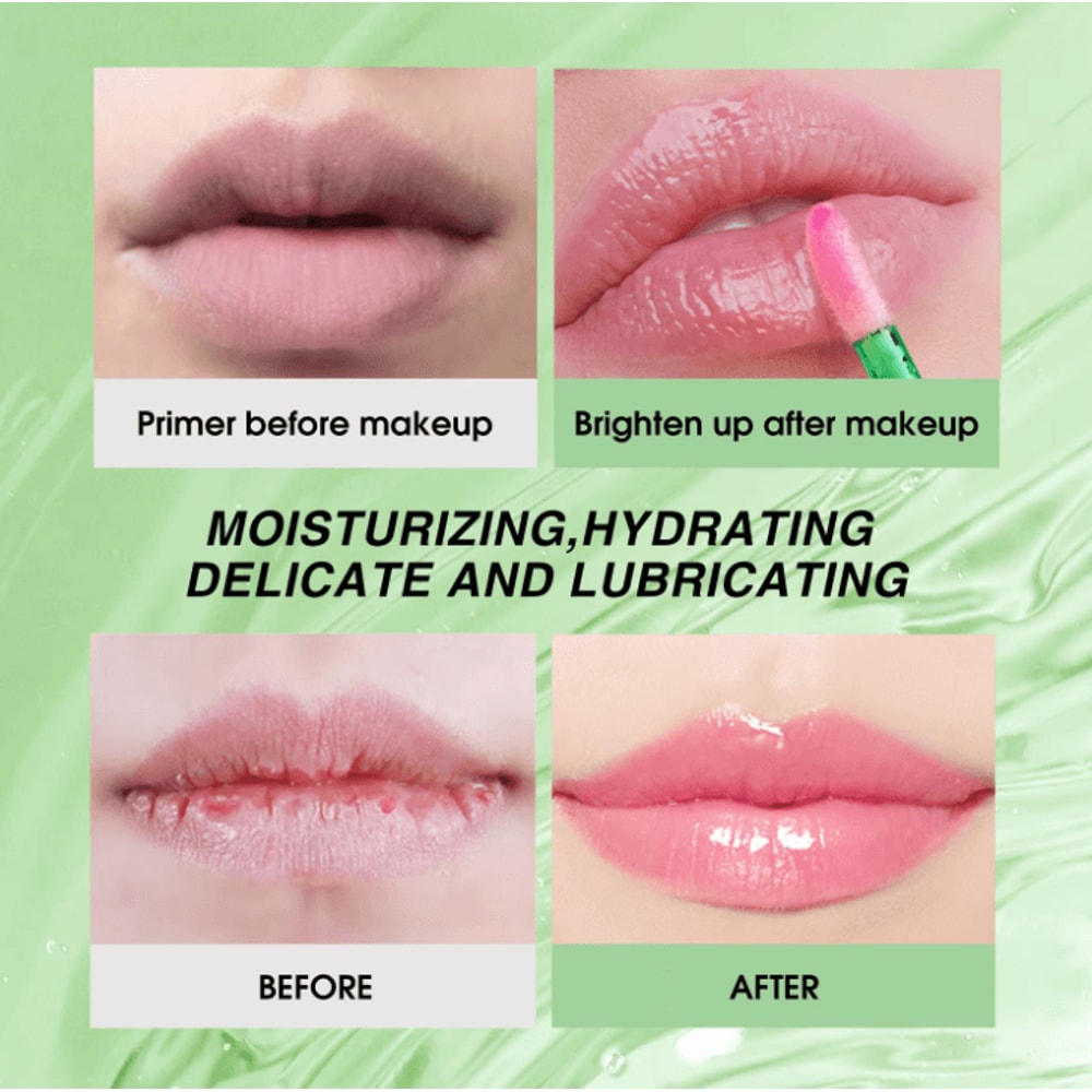 Langmannni Aloe Vera Color Changing Lip Oil Moisturizing TemperatureChanging Lip Gloss 3