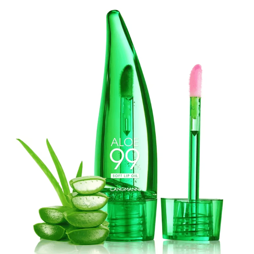 Langmannni Aloe Vera Color Changing Lip Oil Moisturizing TemperatureChanging Lip Gloss 4