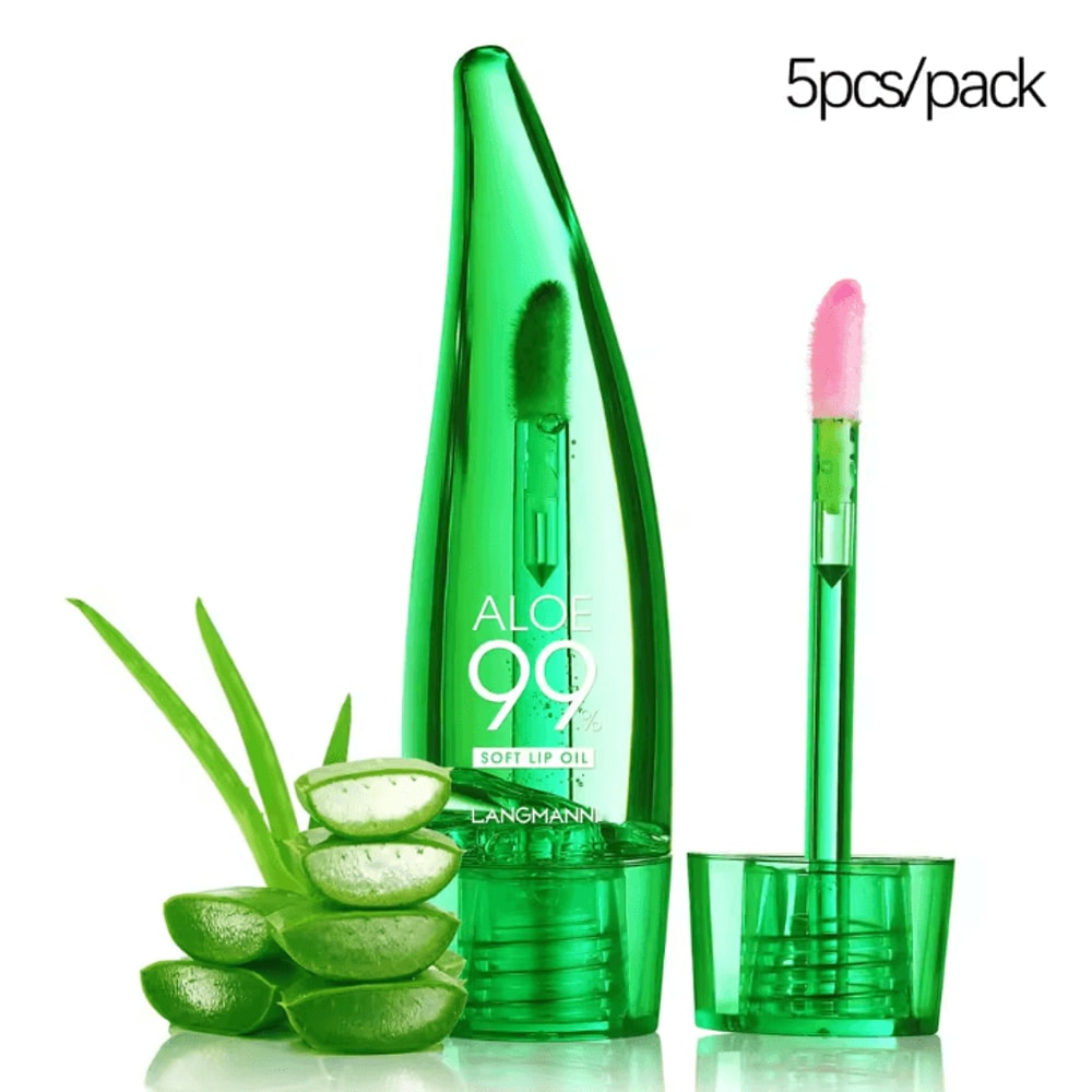 Langmannni Aloe Vera Color Changing Lip Oil Moisturizing TemperatureChanging Lip Gloss 6