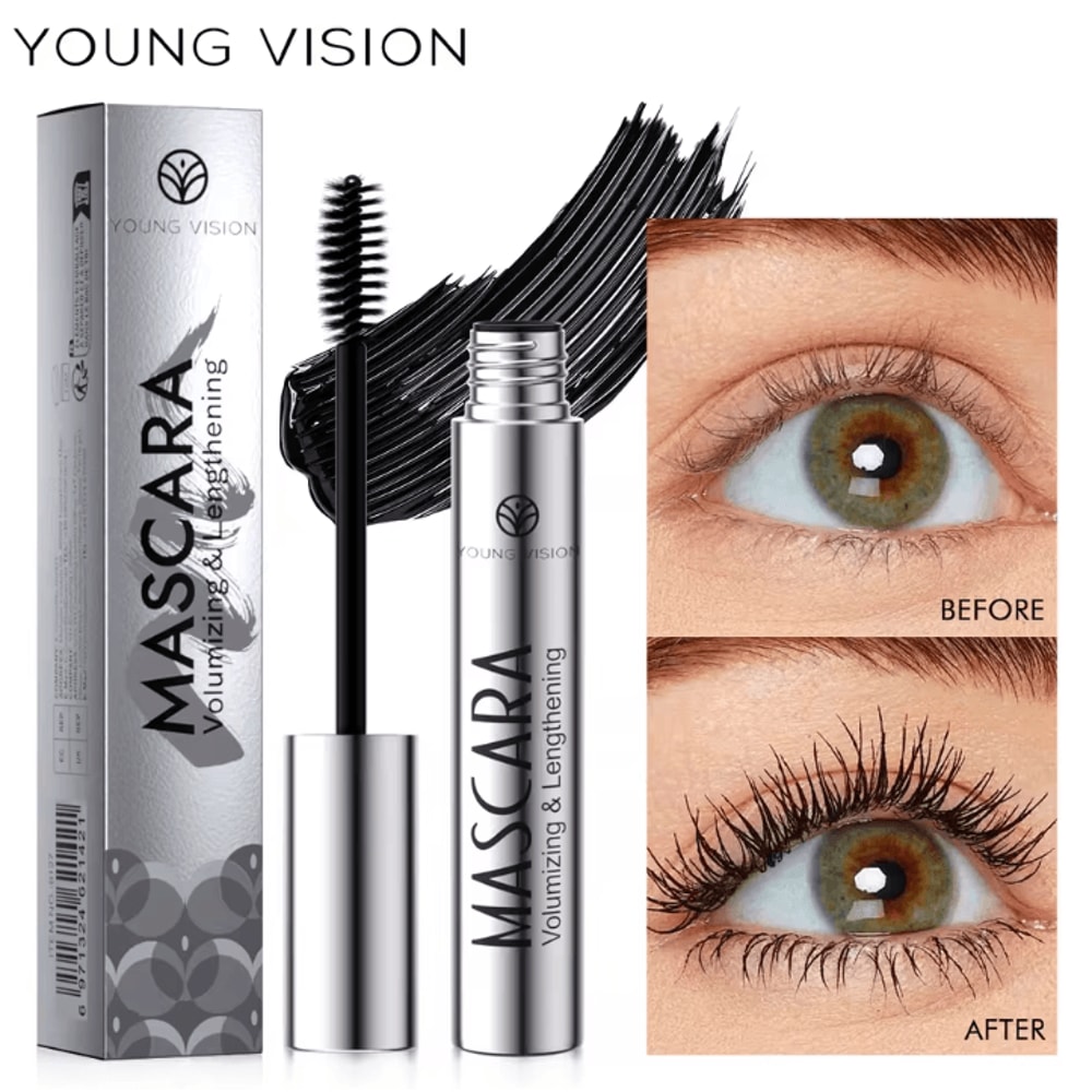 4D Brilliant Starry Sky Waterproof Mascara Volumizing Lengthening Curling Lash Mascara 5