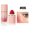 6 Color Matte Liquid Blush With Sponge Brush LongLasting Waterproof Cheek Tint 10