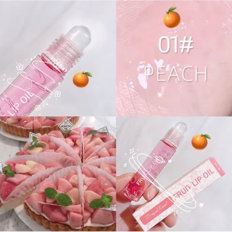 VRollOn Hydrating Lip Oil Gloss Moisturizing RollOn Lip Gloss For Soft Smooth Lips 3