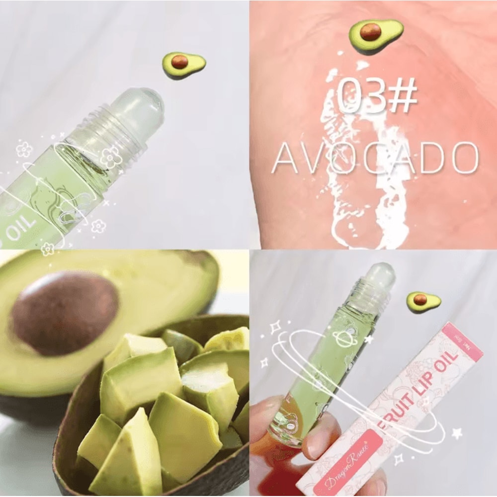 VRollOn Hydrating Lip Oil Gloss Moisturizing RollOn Lip Gloss For Soft Smooth Lips 5