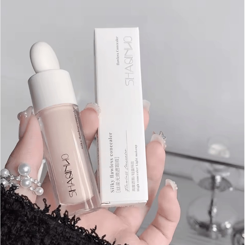 3 Color Silky Cream Concealer Palette For Dark Circles Acne Marks Face Brightening 2