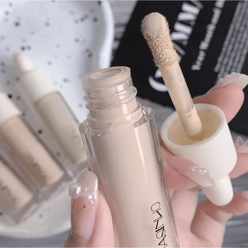 3 Color Silky Cream Concealer Palette For Dark Circles Acne Marks Face Brightening 3