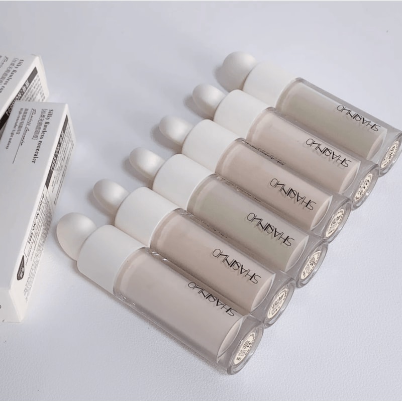 3 Color Silky Cream Concealer Palette For Dark Circles Acne Marks Face Brightening 4