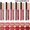 Young Vision 2Color Matte Rotatable Lip Liner Set Waterproof LongLasting Lip Contour Pencil 12