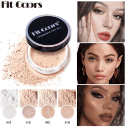 fit colors waterproof oil-control setting powder for smooth, long-lasting makeup