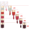 5Color Mini Matte Liquid Lipstick Set Waterproof LongLasting Travel Size Lipstick Collection 3