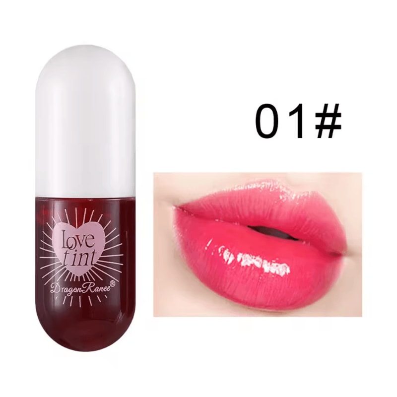 Dragon Ranee Lip Dye Liquid Lip Glaze Waterproof NonStick LongLasting Lip Tint 4