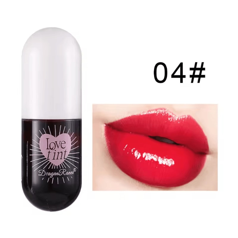 Dragon Ranee Lip Dye Liquid Lip Glaze Waterproof NonStick LongLasting Lip Tint 7