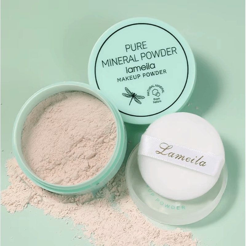 3 Color Facial Loose Powder Waterproof Oil Control Honey Powder Longlasting Makeup Powder With Powd 1