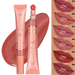 young vision liquid water brightening lip color – hydrating plush brush squeeze lip glaze