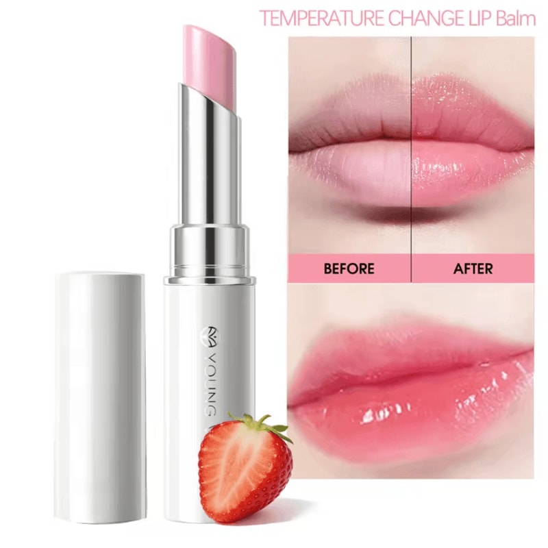 Aloe Vera ColorChanging Lip Gloss TemperatureSensitive Hydrating Lip Tint For Soft Glossy Lips 7