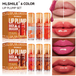 mlsmile 3pcs duck mouth fruit fragrance lip oil moisturizing mirror gloss lip gloss beep lip glaze set