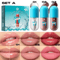 MLSMILE 3pcs Duck Mouth Fruit Fragrance Lip Oil Moisturizing Mirror Gloss Lip Gloss Beep Lip Glaze 5