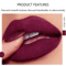 Fit Colors 5Color Velvet Matte Lipstick Combo LongLasting NonStick Lip Gloss Set 2