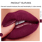 Fit Colors 5Color Velvet Matte Lipstick Combo LongLasting NonStick Lip Gloss Set 2
