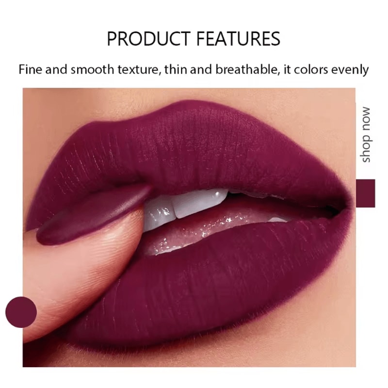 Fit Colors 5Color Velvet Matte Lipstick Combo LongLasting NonStick Lip Gloss Set 2