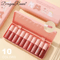 Dragon Ranee 10Color Cartoon Lip Glaze Set Waterproof Mirror Lip Gloss Collection 0