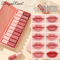 Dragon Ranee 10Color Cartoon Lip Glaze Set Waterproof Mirror Lip Gloss Collection 1