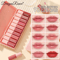 Dragon Ranee 10Color Cartoon Lip Glaze Set Waterproof Mirror Lip Gloss Collection 1