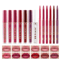 Fit Colors 13Piece Lip Liner Gloss Set Waterproof Matte LongLasting Lip Makeup Kit 1