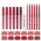Fit Colors 13Piece Lip Liner Gloss Set Waterproof Matte LongLasting Lip Makeup Kit 1