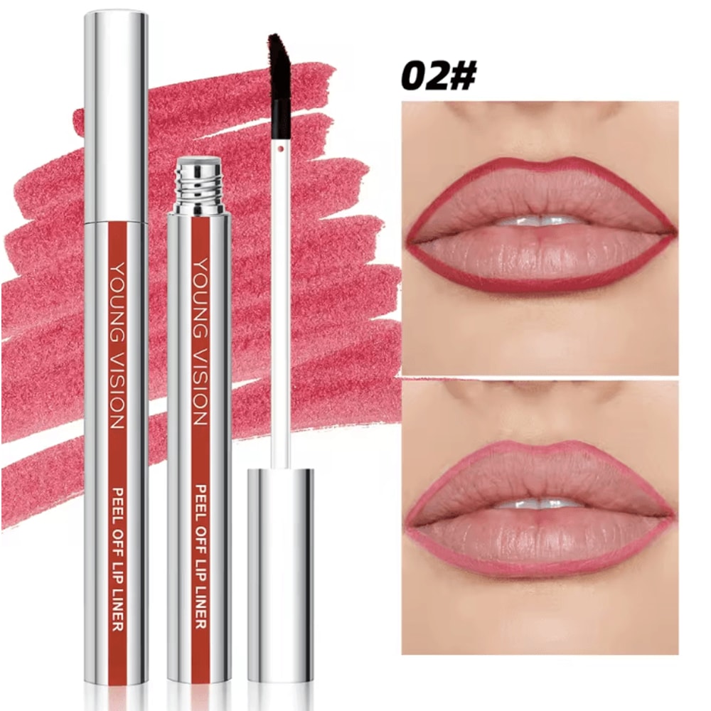 YOUNG VISION TearOff Lip Liner Stain Matte SmudgeFree Waterproof Lip Contour Pencil 3 Colors 5