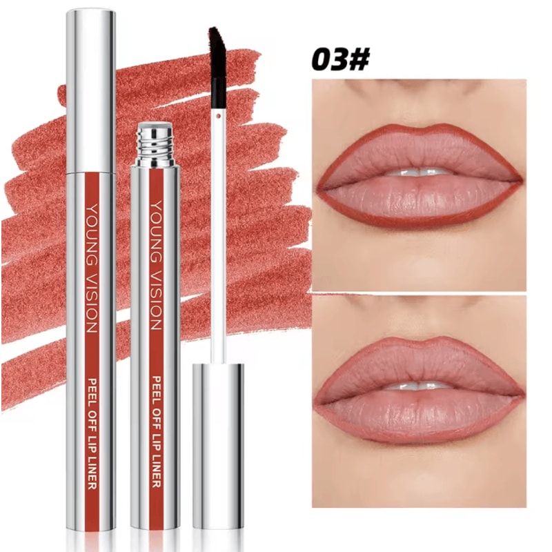YOUNG VISION TearOff Lip Liner Stain Matte SmudgeFree Waterproof Lip Contour Pencil 3 Colors 6