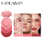 HANDAIYAN 3Color Matte Blush Lip Mud Palette Velvet Mousse MultiUse Face Color 0
