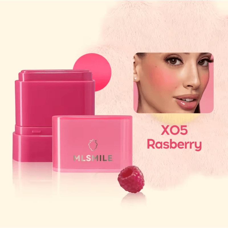 2in1 Fruit Blush Lipstick Stick MultiUse Lip And Cheek Makeup Color 9