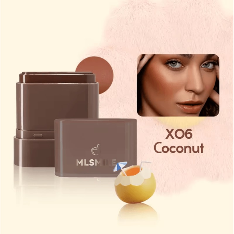 2in1 Fruit Blush Lipstick Stick MultiUse Lip And Cheek Makeup Color 10