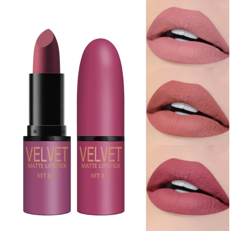 Langmanni 6Color Velvet Matte Lipstick Set Waterproof LongLasting Gift Box Lip Collection 3