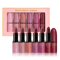 Langmanni 6Color Velvet Matte Lipstick Set Waterproof LongLasting Gift Box Lip Collection 6