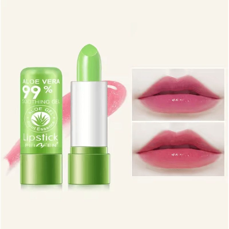 Aloe Vera ColorChanging Lip Balm TemperatureActivated Hydrating Lipstick 1