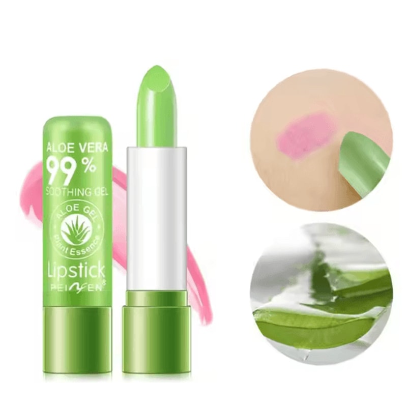 Aloe Vera ColorChanging Lip Balm TemperatureActivated Hydrating Lipstick 3