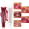 Pearl Mirror Glitter Lip Gloss Moisturizing Lip Plumping Glaze With Fine Sparkle Finish 2