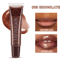 Pearl Mirror Glitter Lip Gloss Moisturizing Lip Plumping Glaze With Fine Sparkle Finish 6