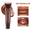 Pearl Mirror Glitter Lip Gloss Moisturizing Lip Plumping Glaze With Fine Sparkle Finish 6
