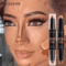 DualEnded Highlight Contour Pen Waterproof Concealer Contour Stick For Sculpted Face Makeup 0