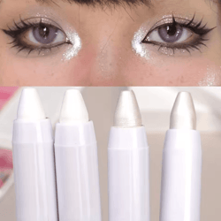 shimmering white highlight stick – glitter eyeshadow pencil for bright, radiant eyes