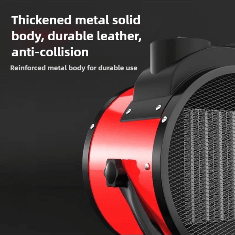 2000W Portable Electric Space Heater Adjustable Thermostat Fan Heater With TipOver Overheat Prote 2